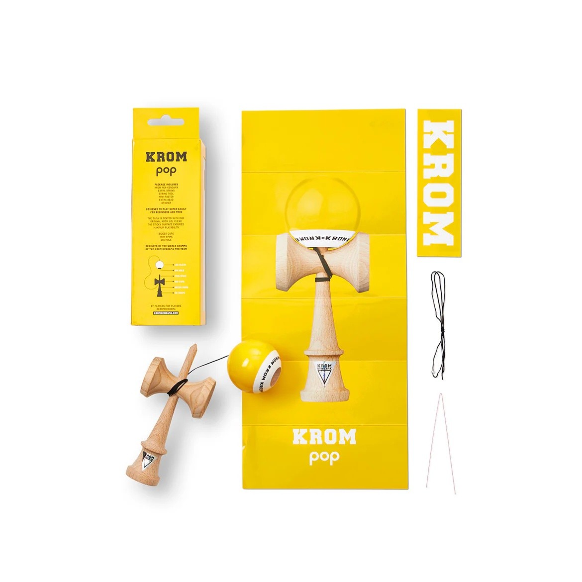 KROM - POP LOL YELLOW (galben)